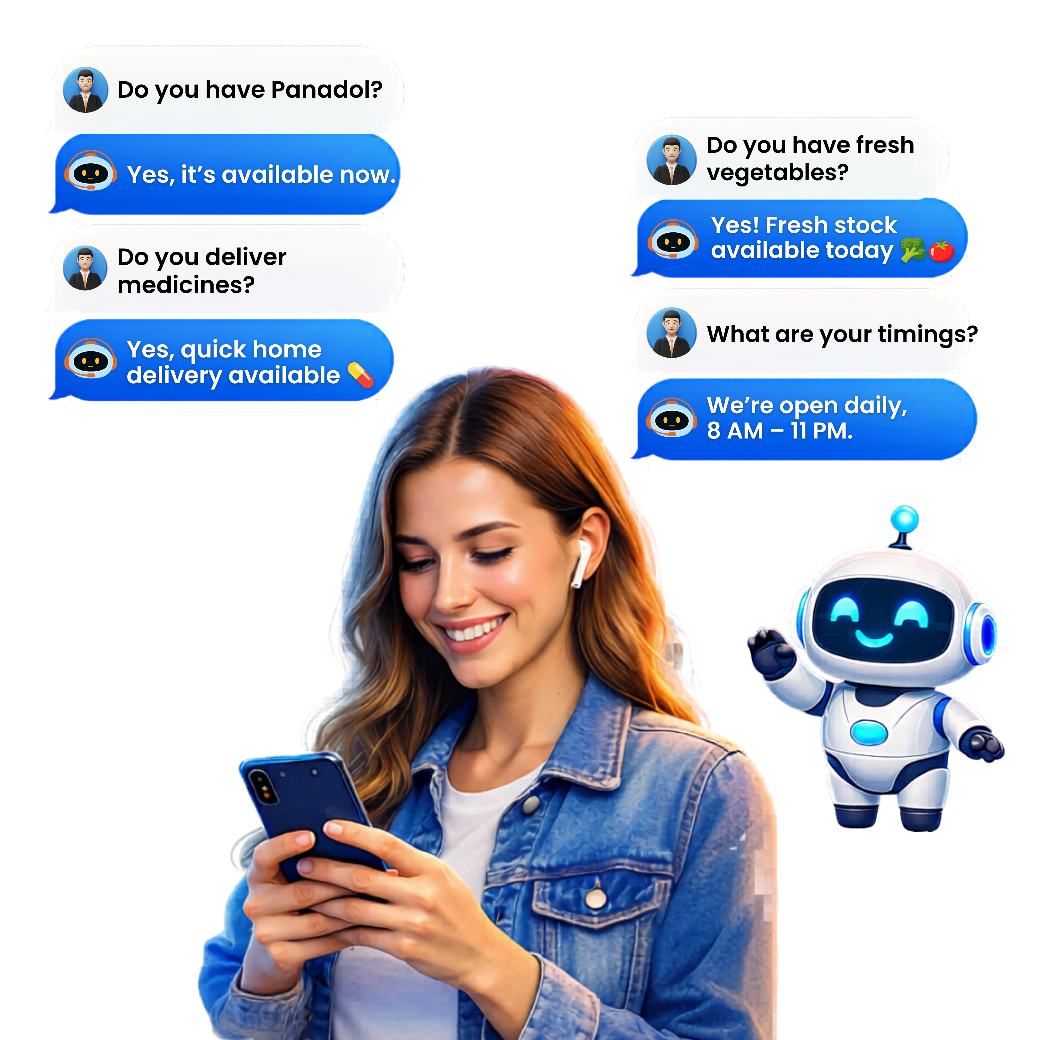 AI chatbot illustration